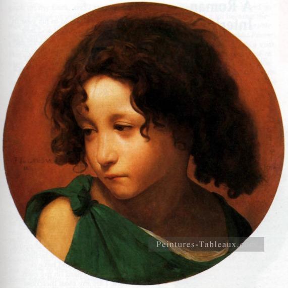 Portrait d’un jeune garçon Jean Léon Gérôme Peintures à l'huile